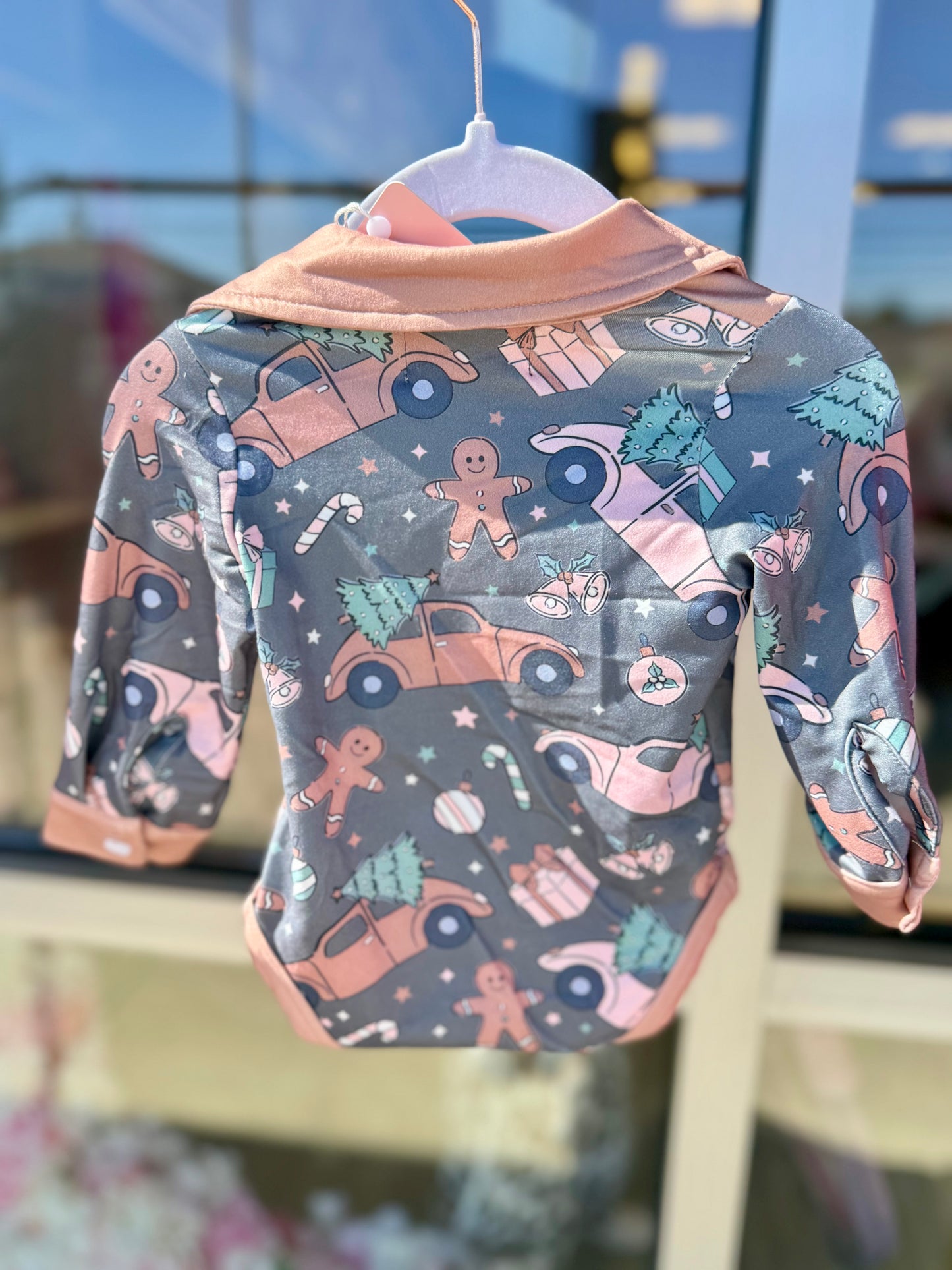 Festive Frolic Button Up Onesie