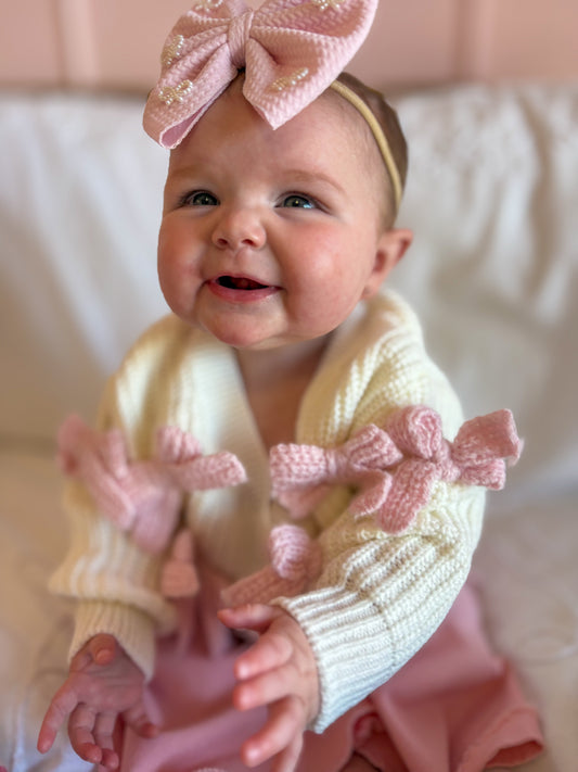 Bow Blossom Cardigan