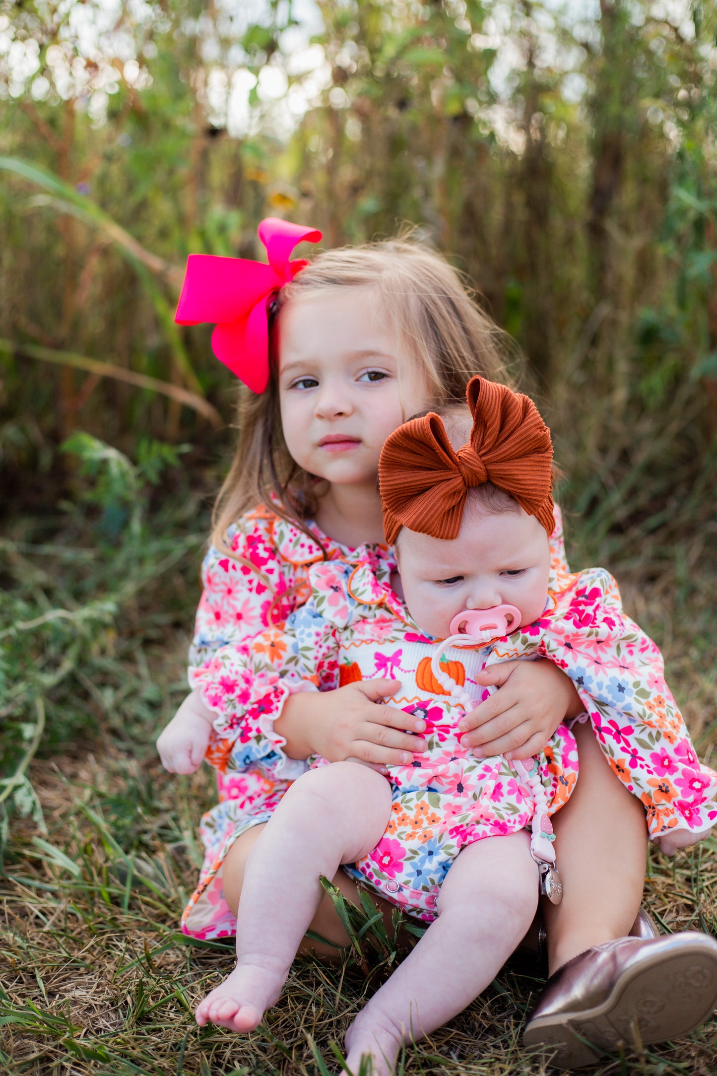 Pumpkin Patch Fancy Smocked Dress