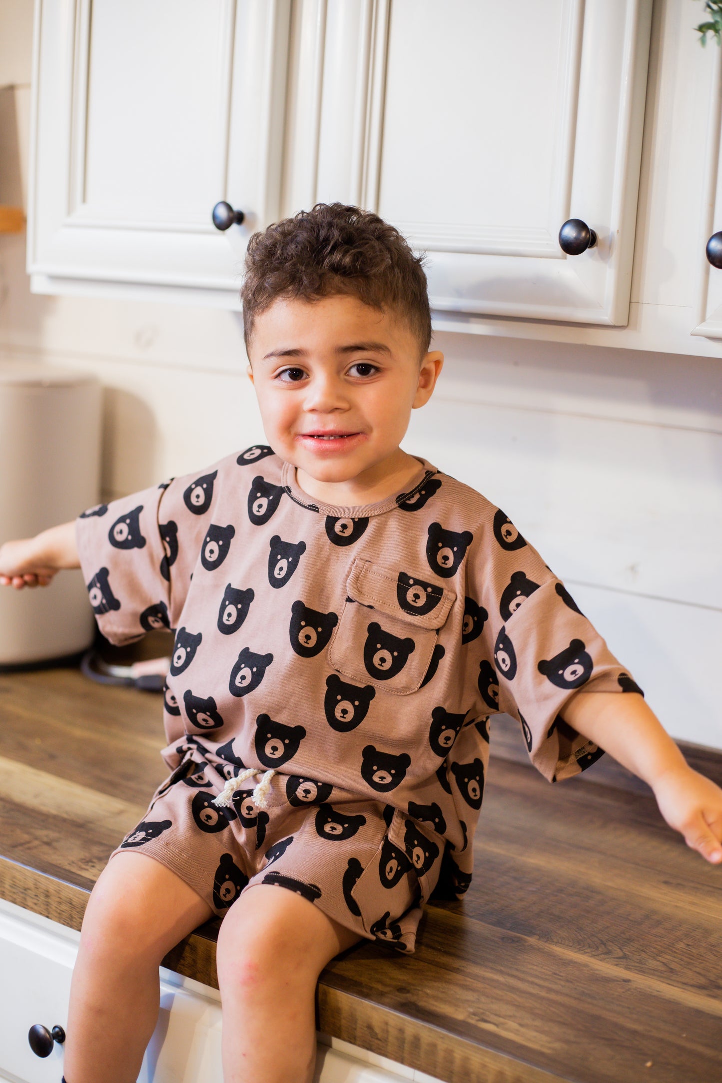 Cody Bear Cargo Slouchy Set