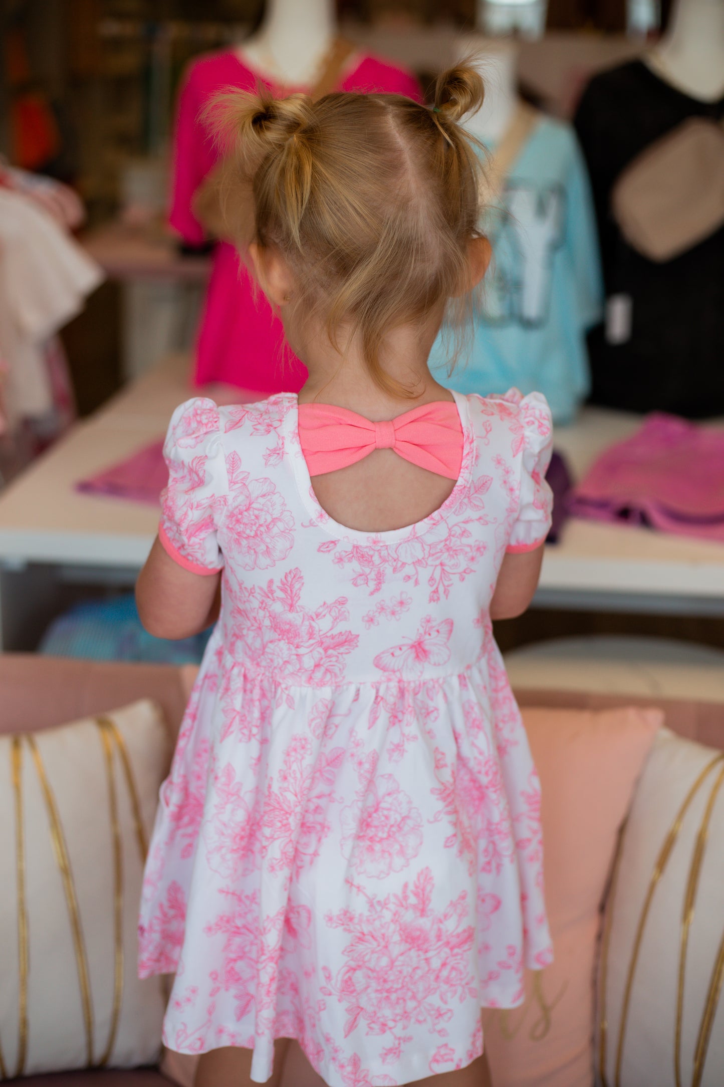 RuffleButts Butterfly Garden Dress/Bubble