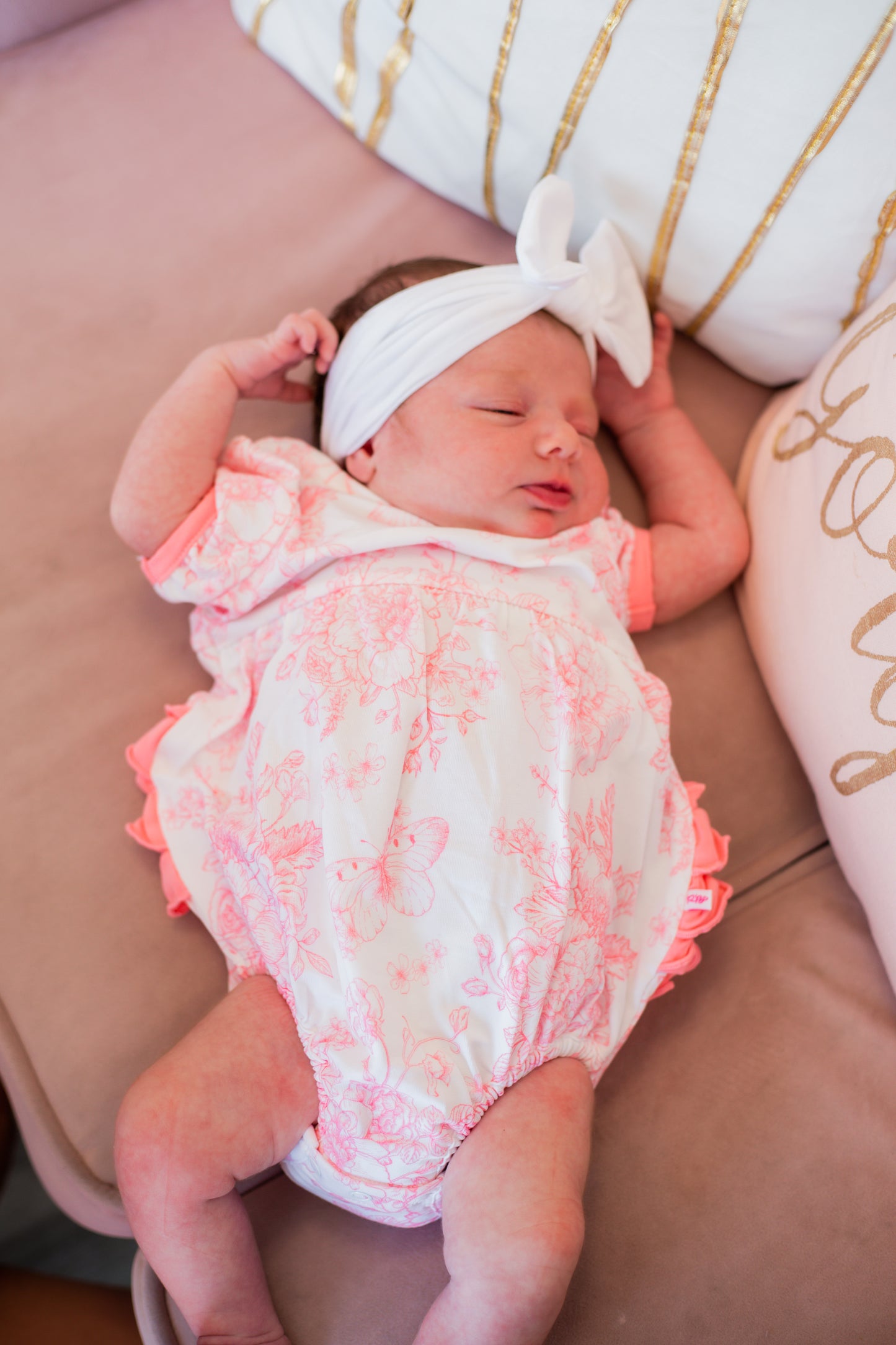 RuffleButts Butterfly Garden Dress/Bubble