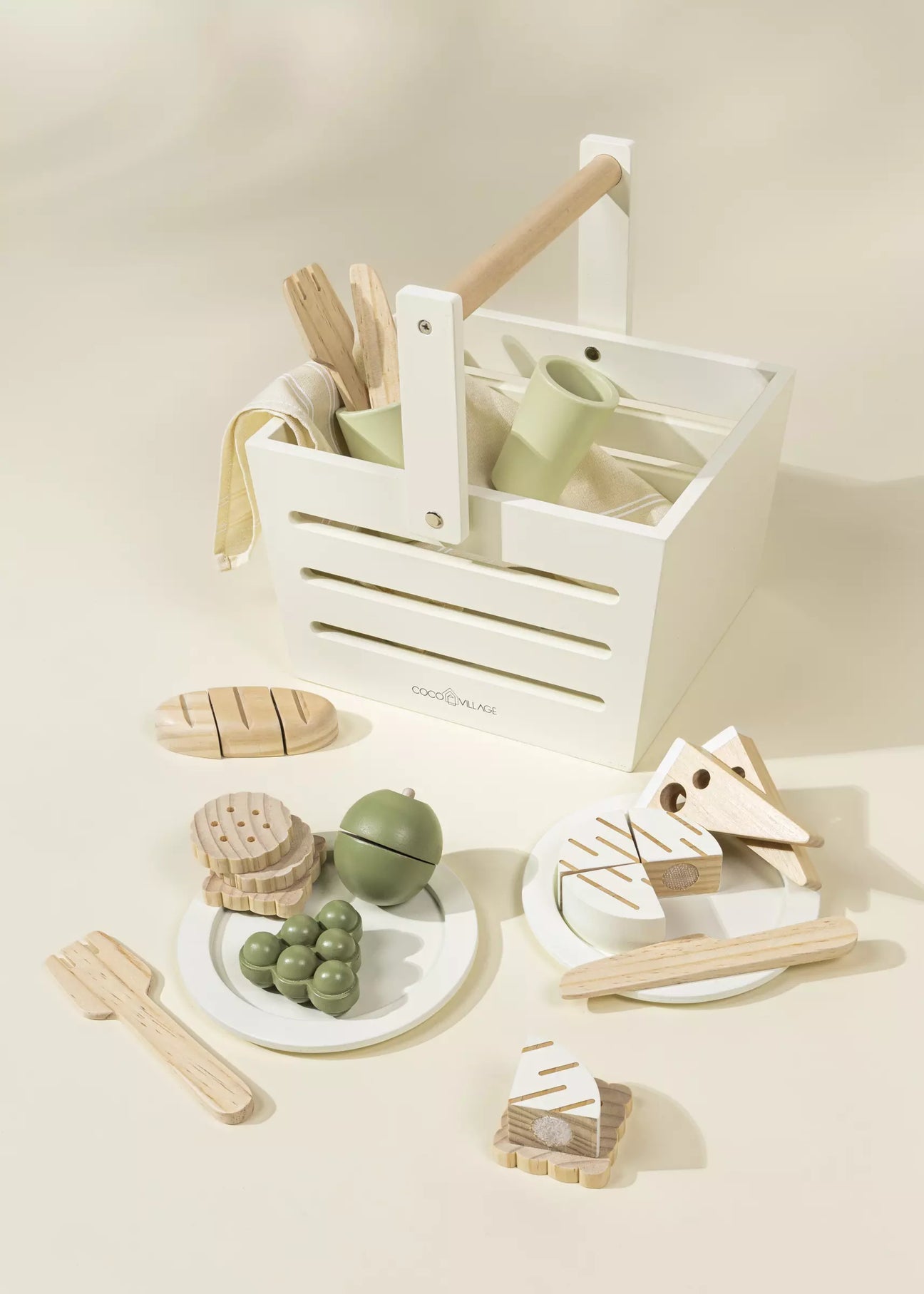Wooden Picnic Playset