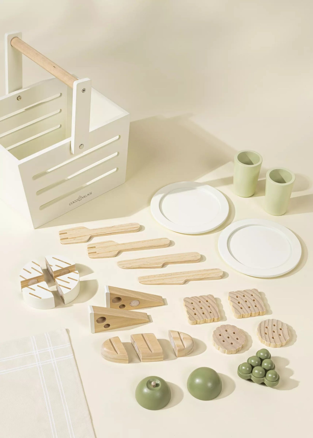 Wooden Picnic Playset