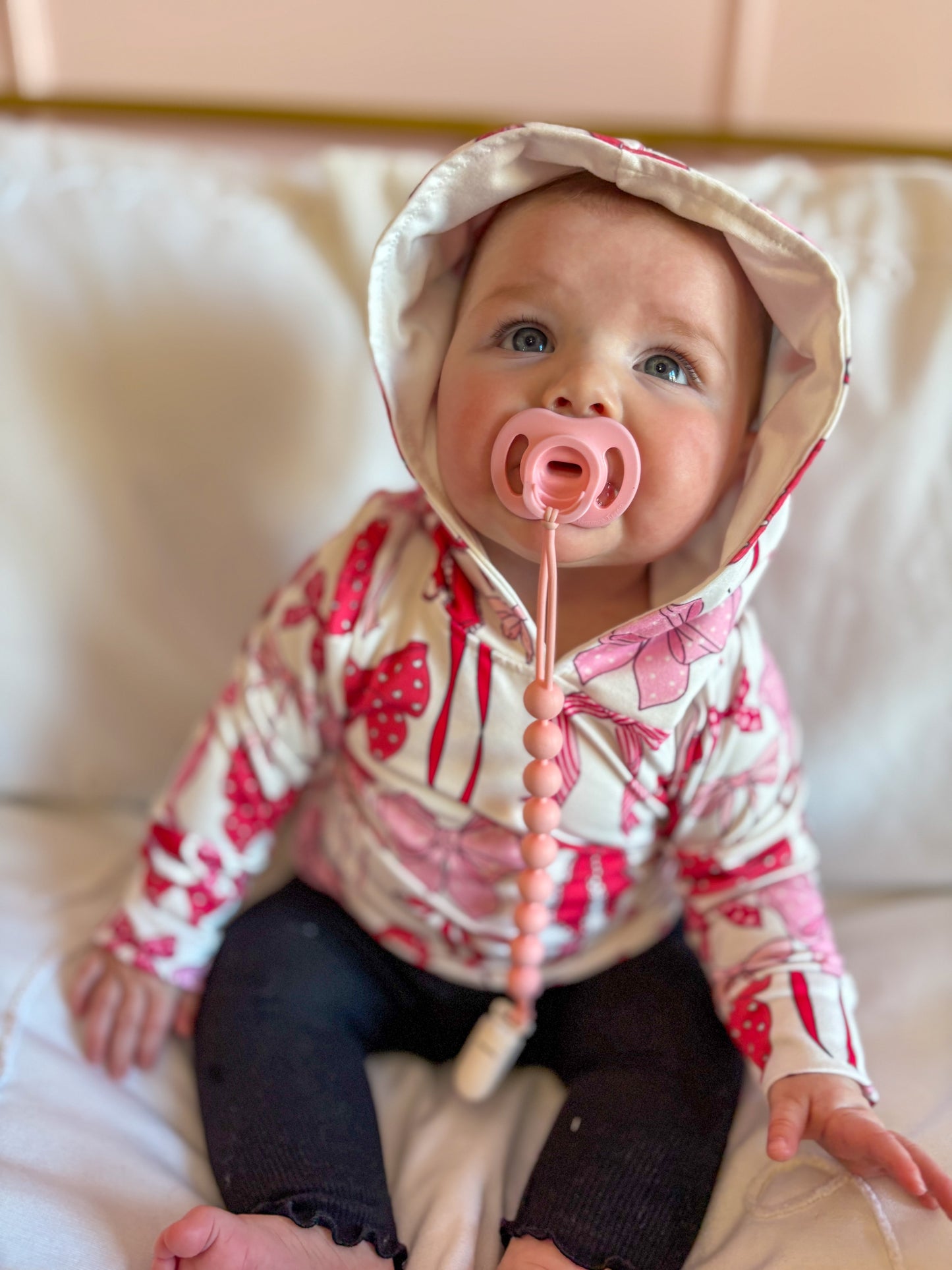 Sweetheart Bows Bamboo Hoodie