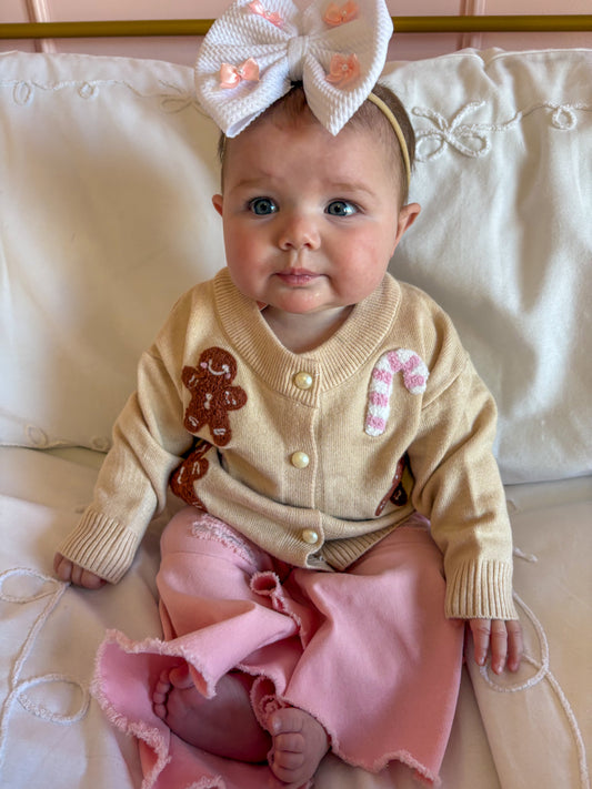 Gingerbread Kisses Cardigan