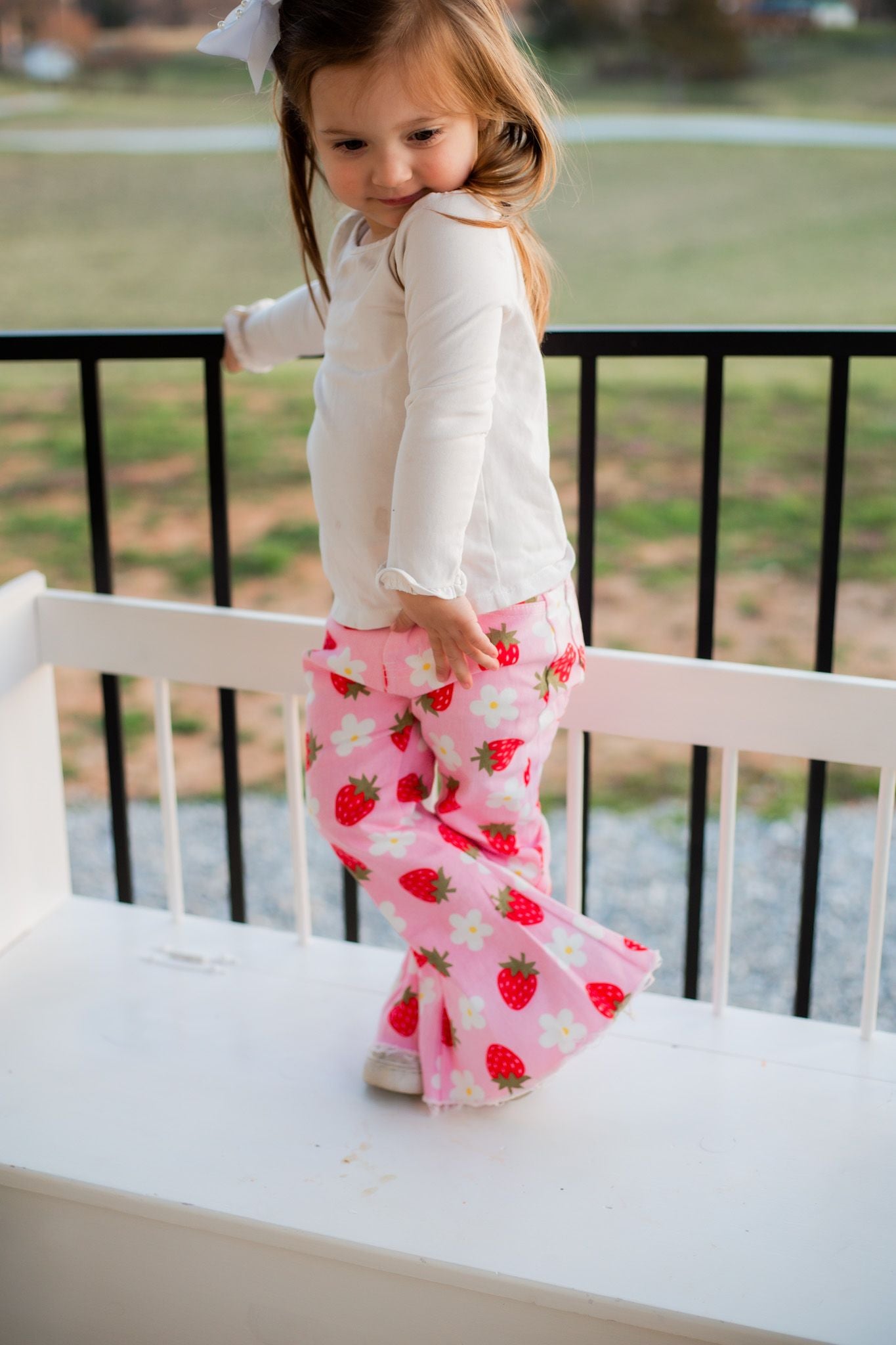 Strawberry Flare Jeans