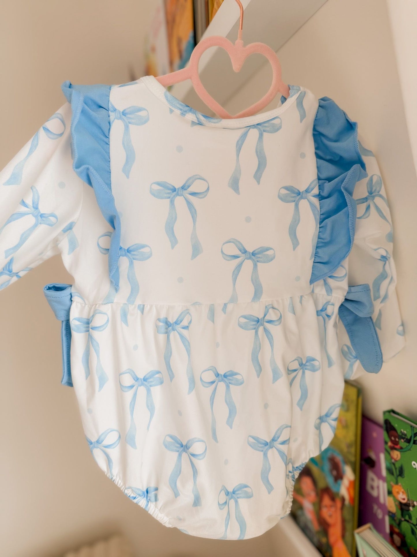 Baby Blue Bow Bubble