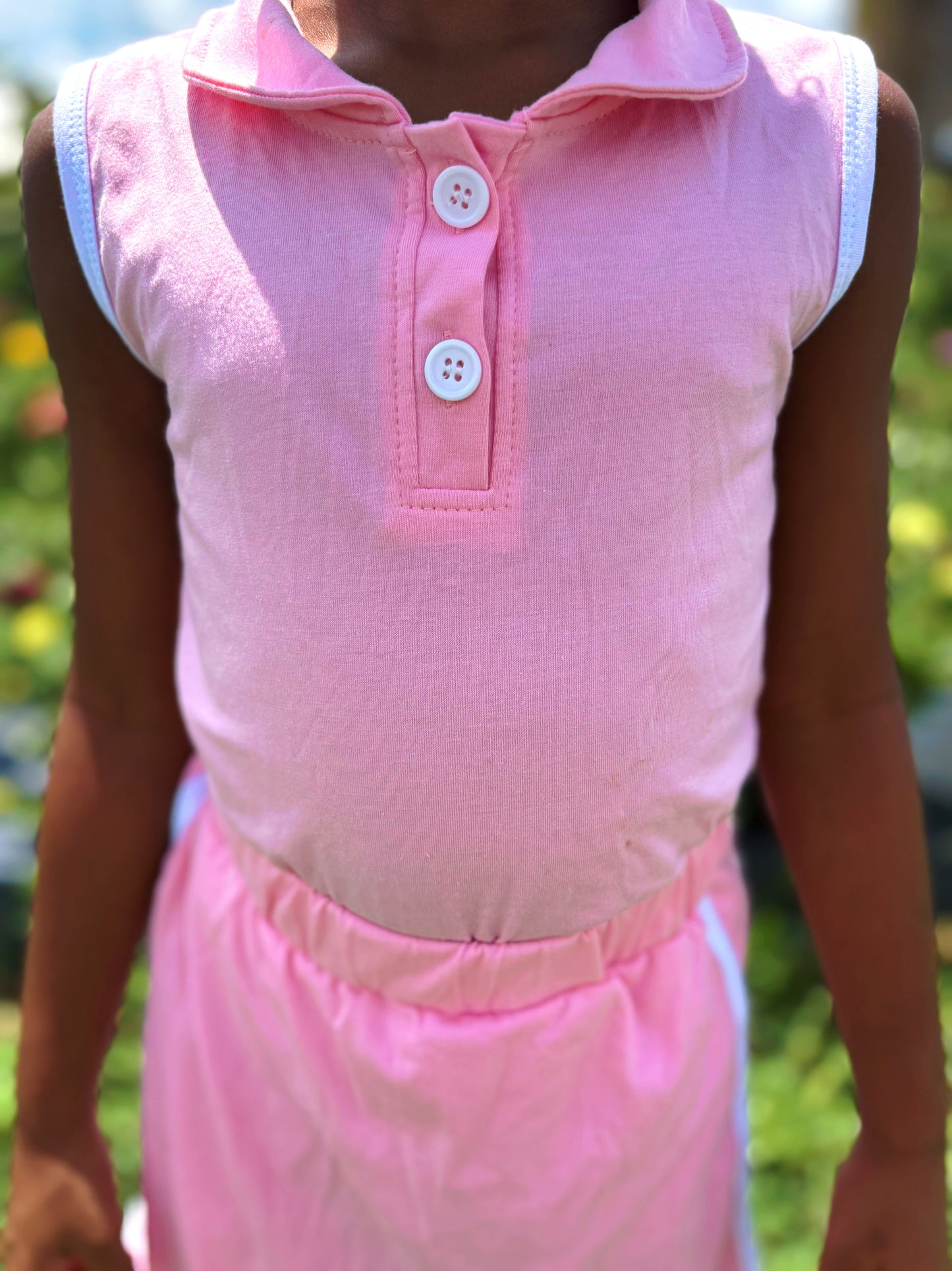 Pretty In Pink Polo Set