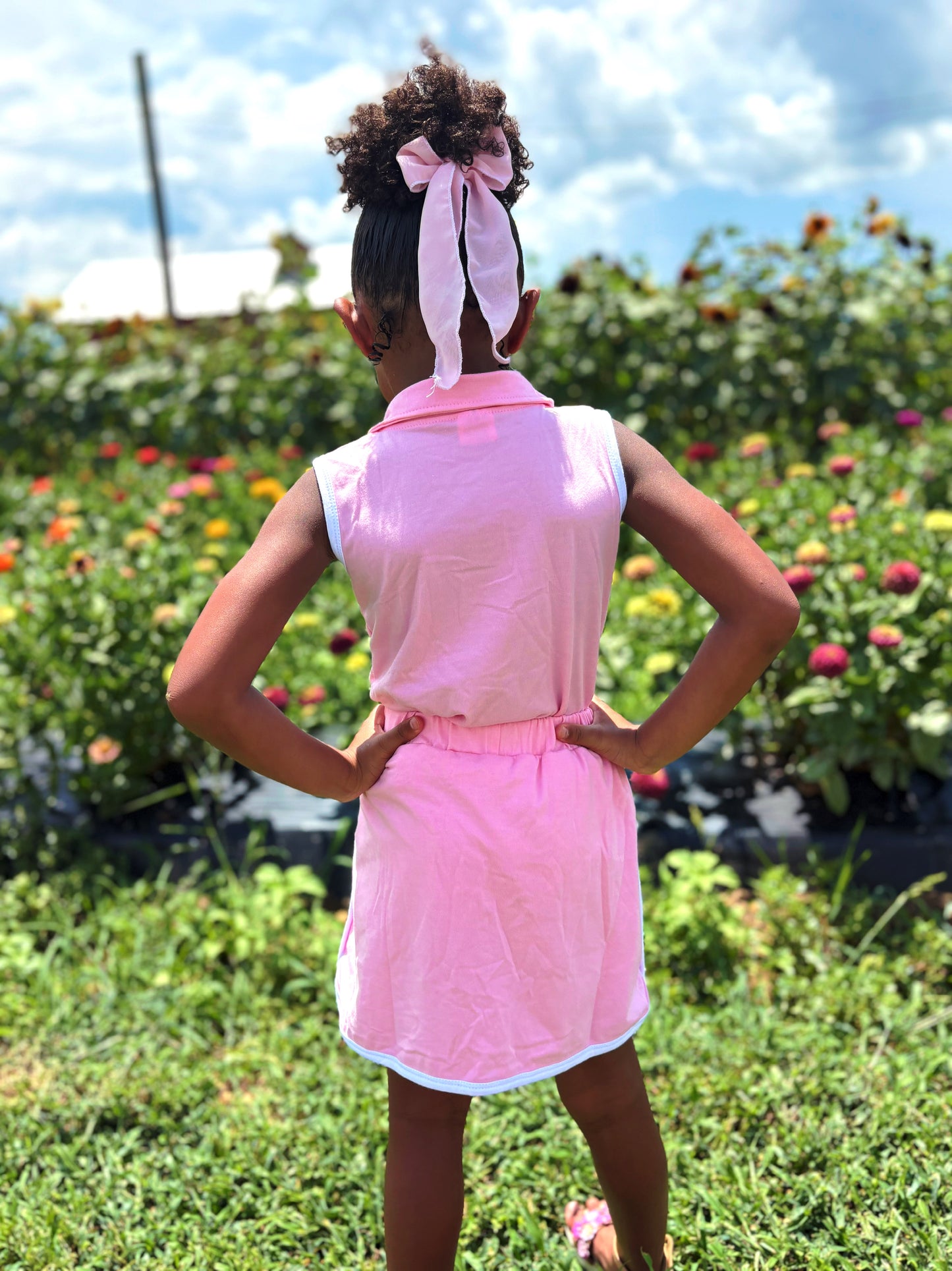 Pretty In Pink Polo Set