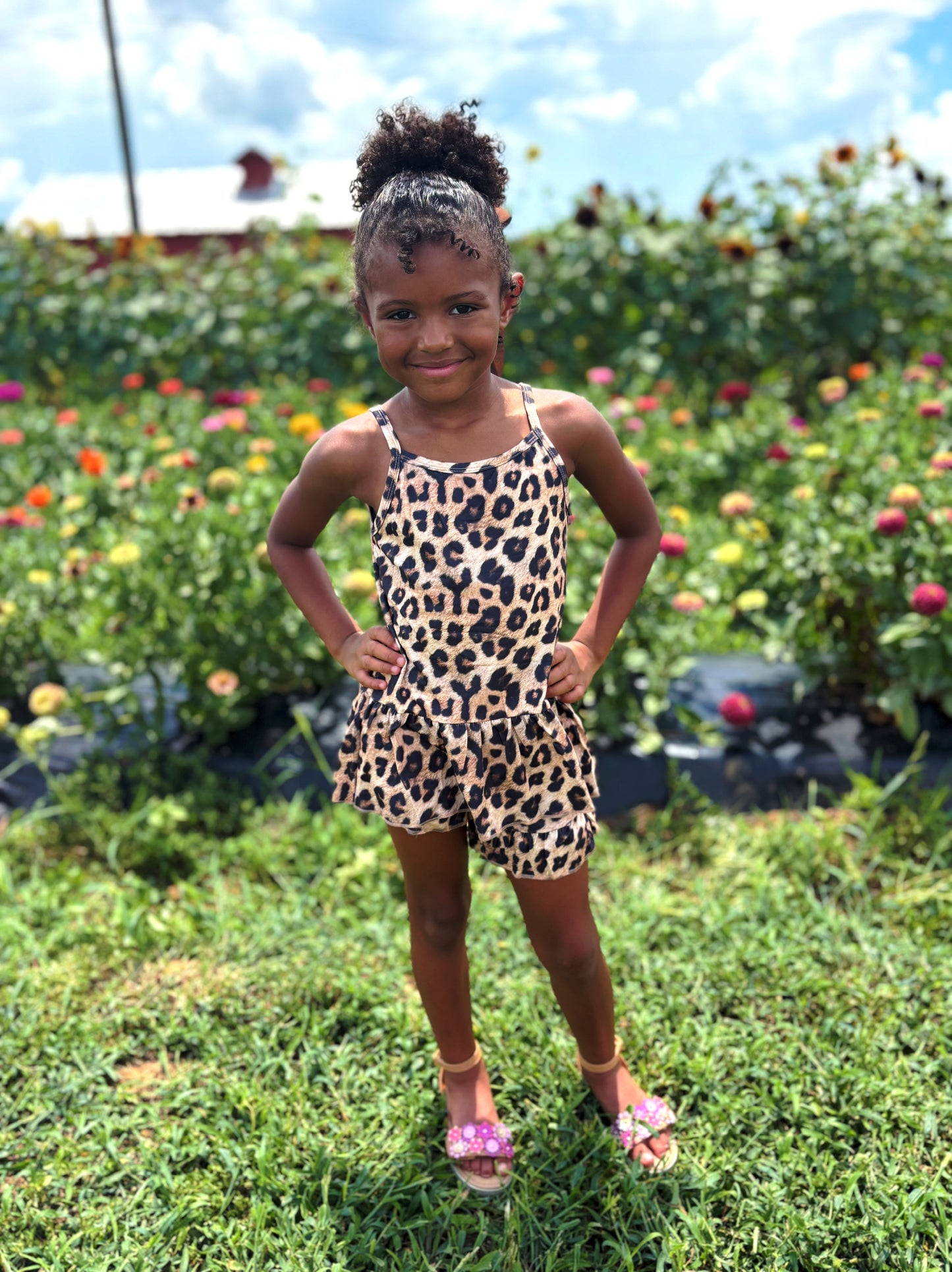 Purrfectly Wild Top & Shorts Set