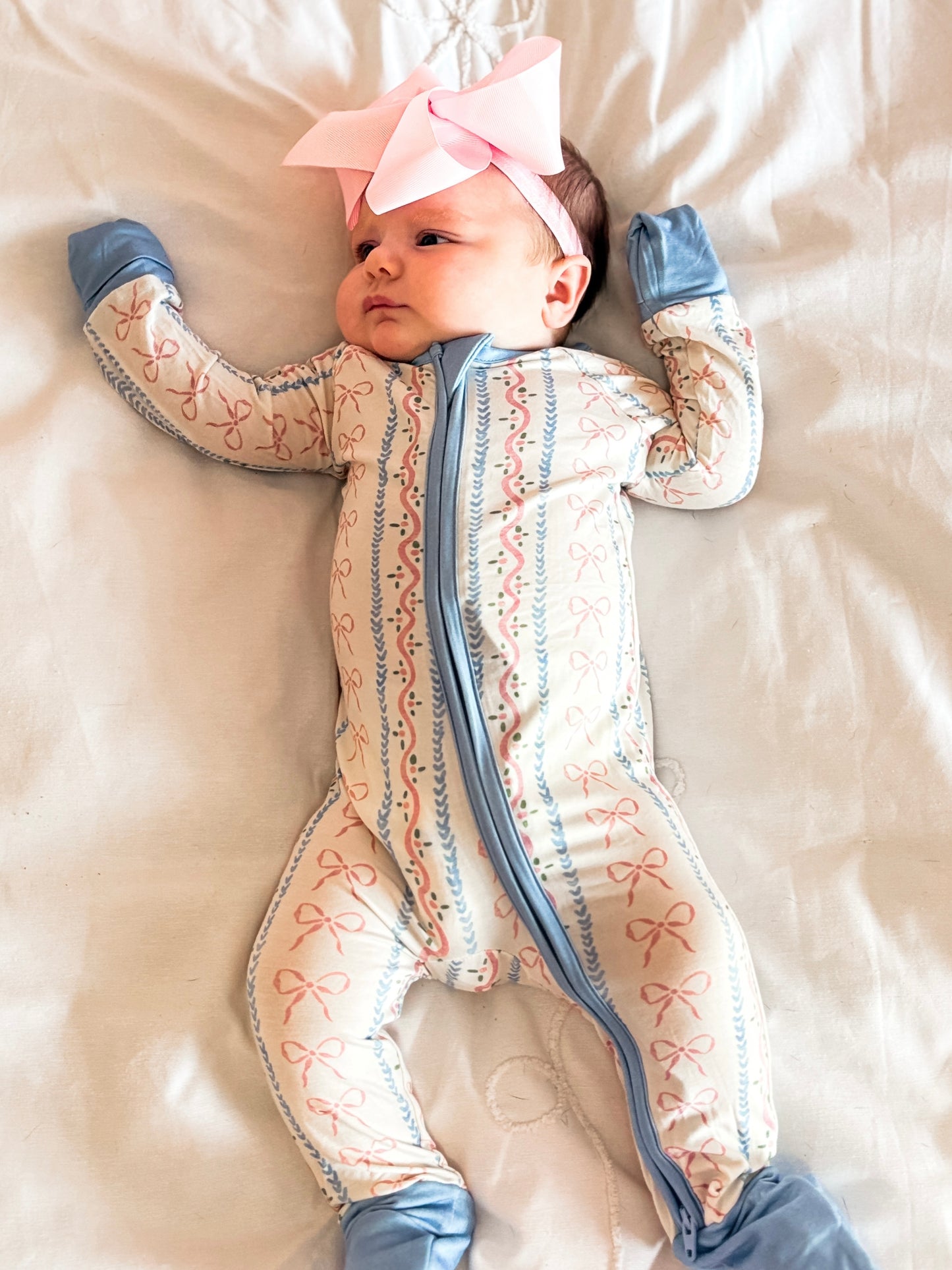 Dainty Bows Bamboo Sleeper