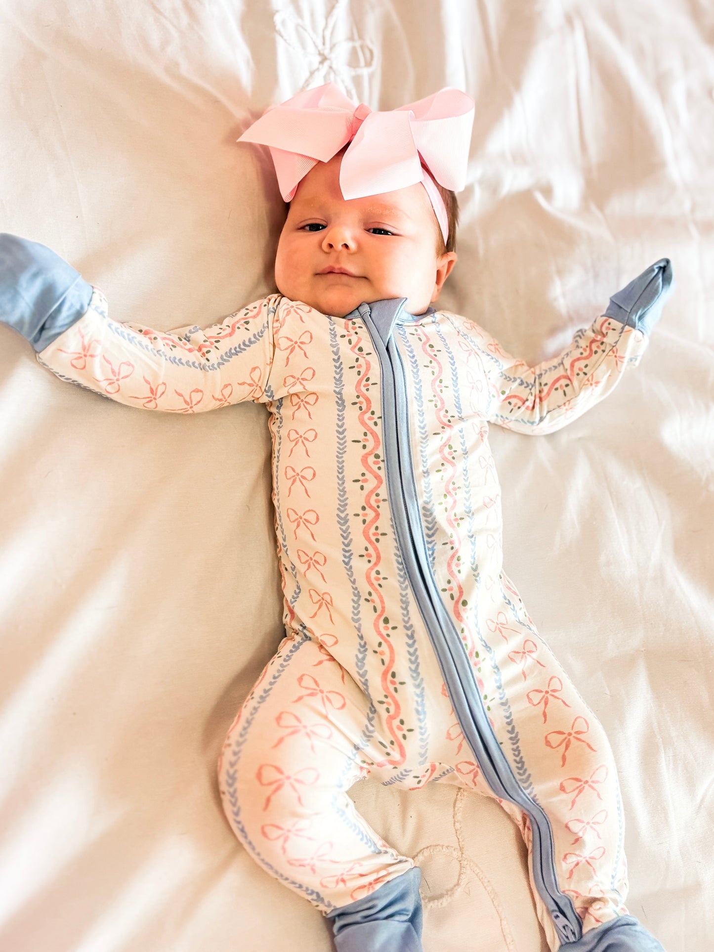 Dainty Bows Bamboo Sleeper
