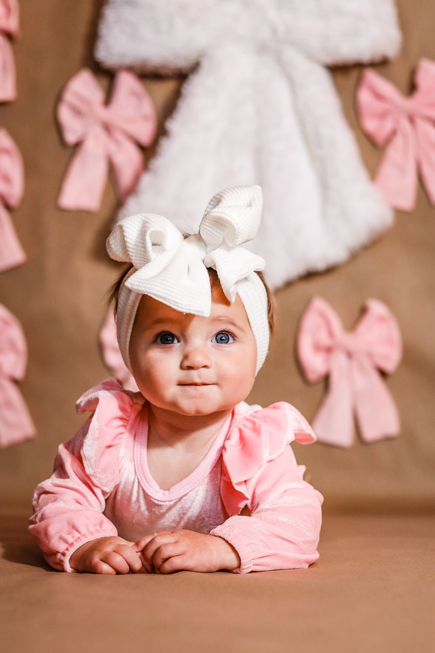 Pretty In Pink Velvet Romper