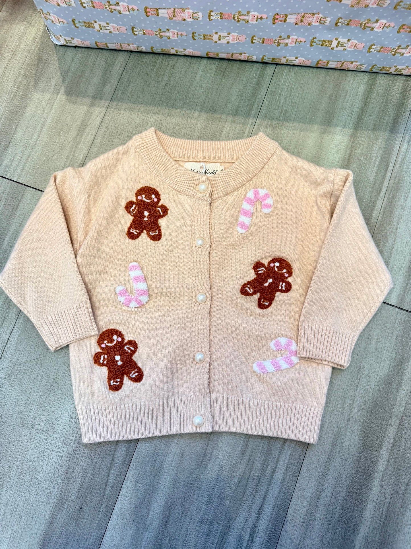 Gingerbread Kisses Cardigan