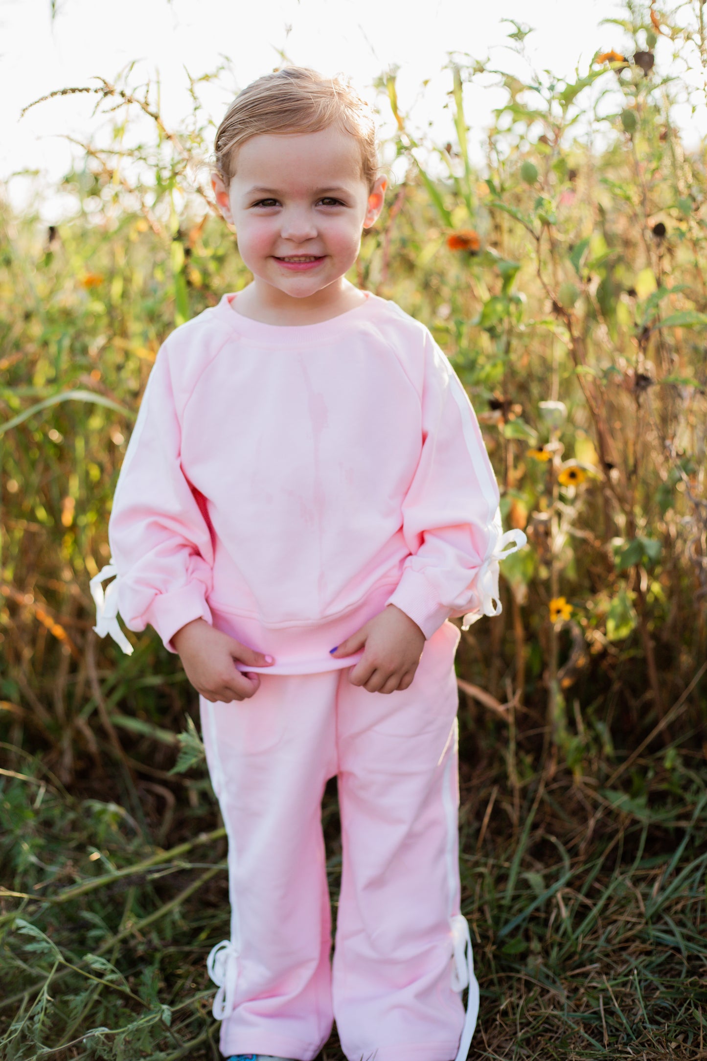Strawberry Milk Bow Set
