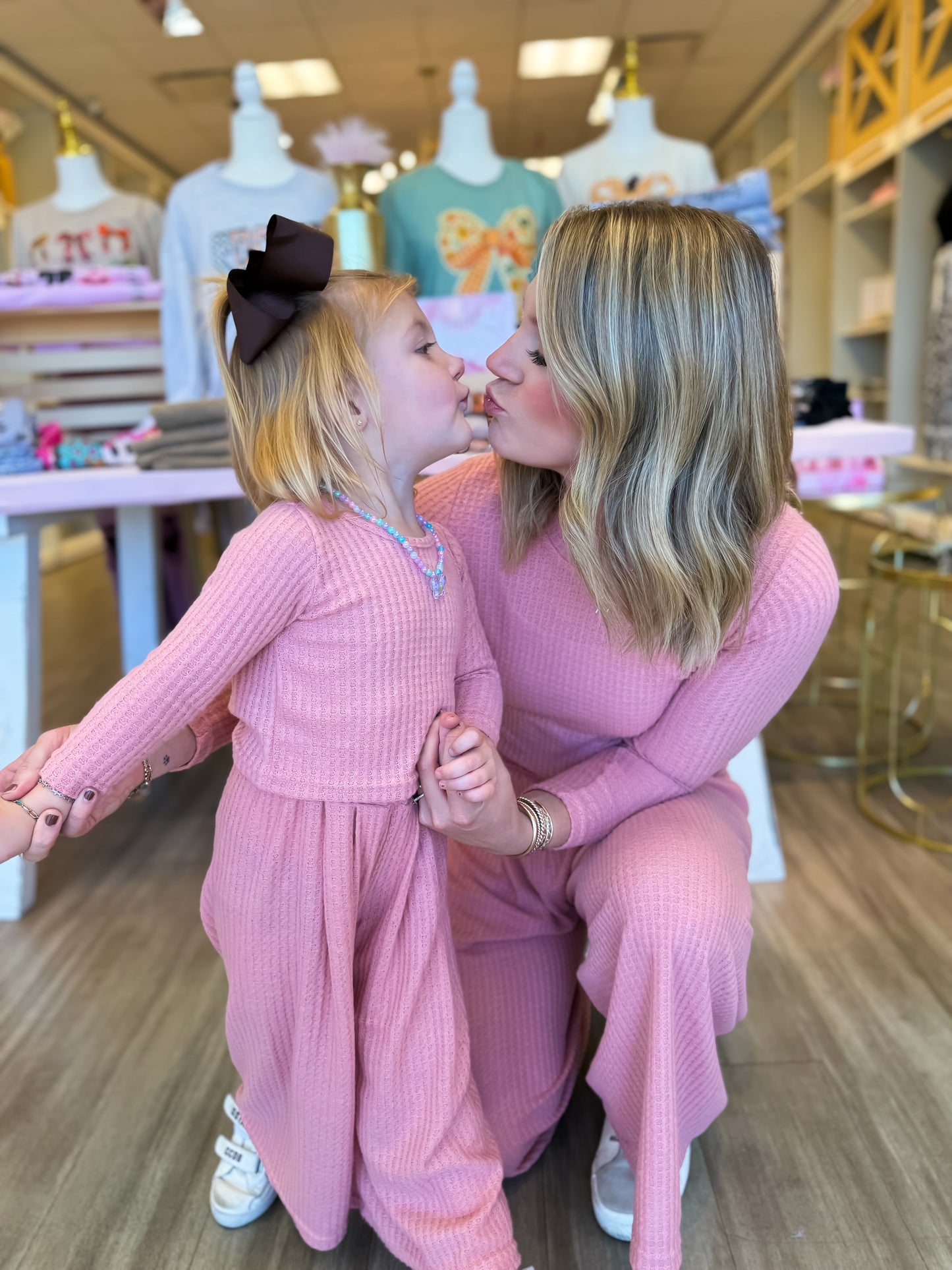 Mommy & Me Blush Morning Lounge Set