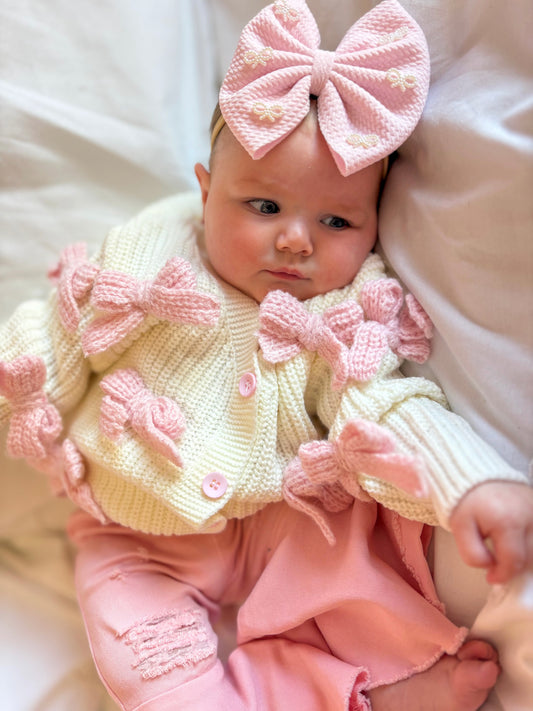 Bow Blossom Cardigan