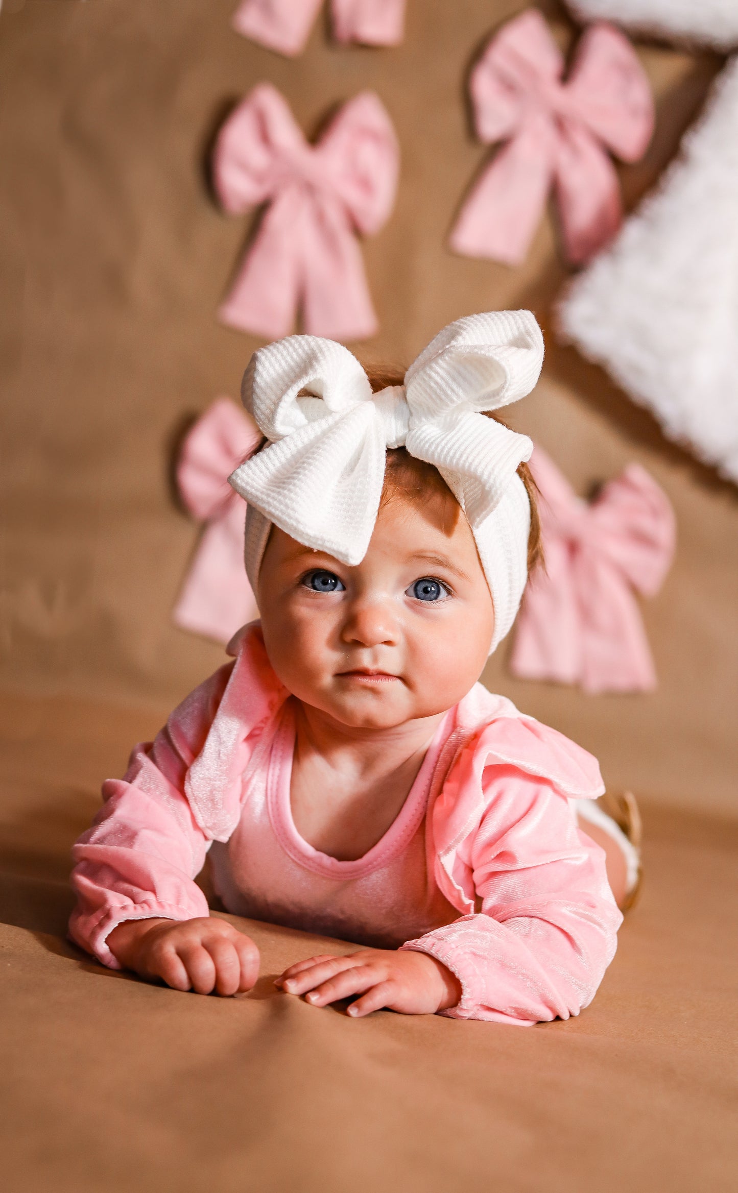 Pretty In Pink Velvet Romper