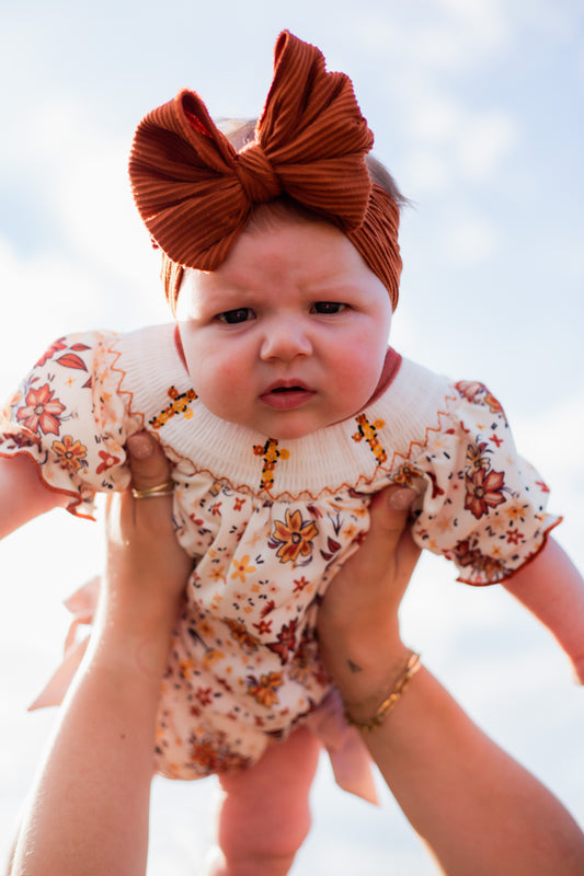 Sunday Bloom Smocked Romper
