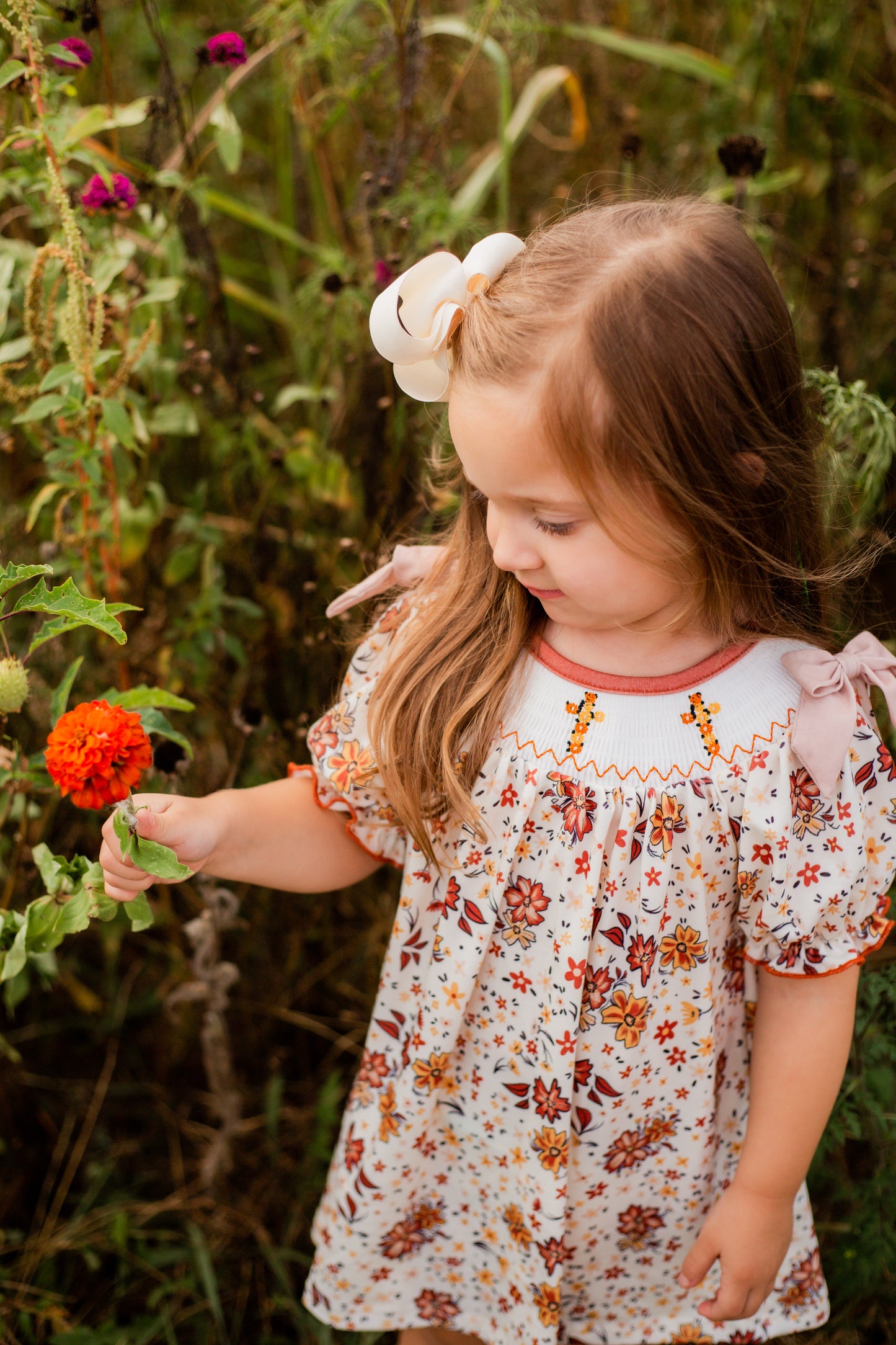 Sunday Bloom Smocked Dress