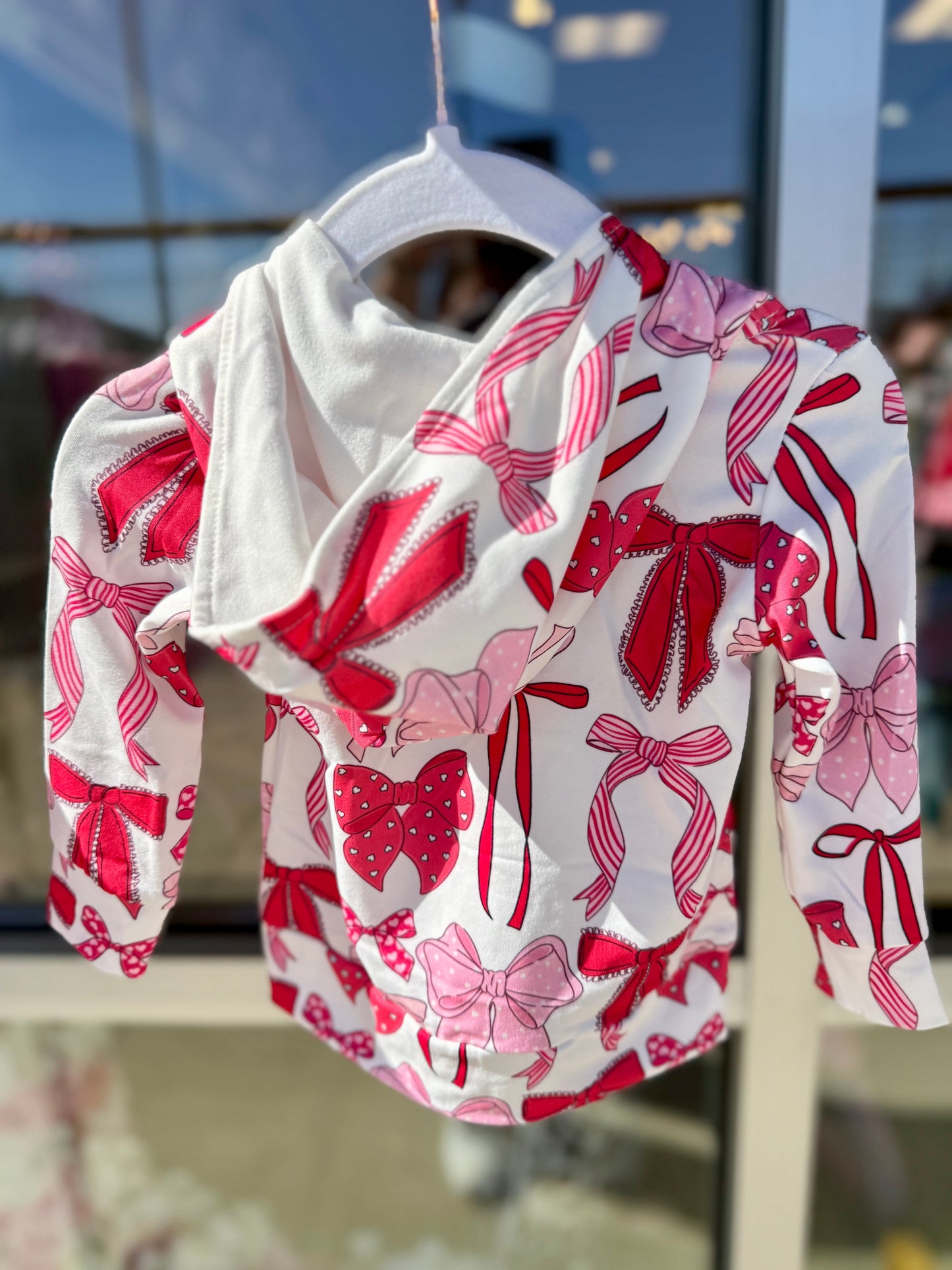 Sweetheart Bows Bamboo Hoodie