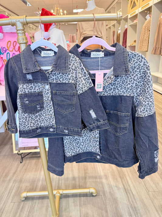 Mommy & Me Wild at Heart Denim Jacket