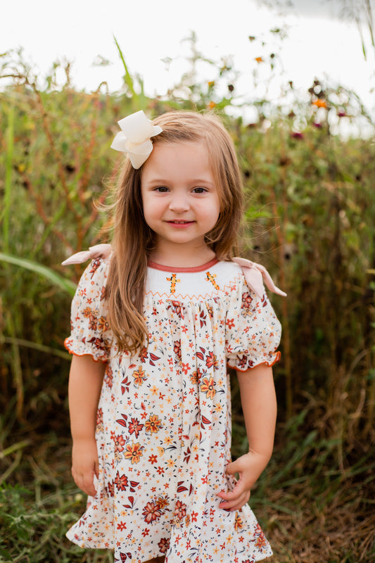 Sunday Bloom Smocked Dress