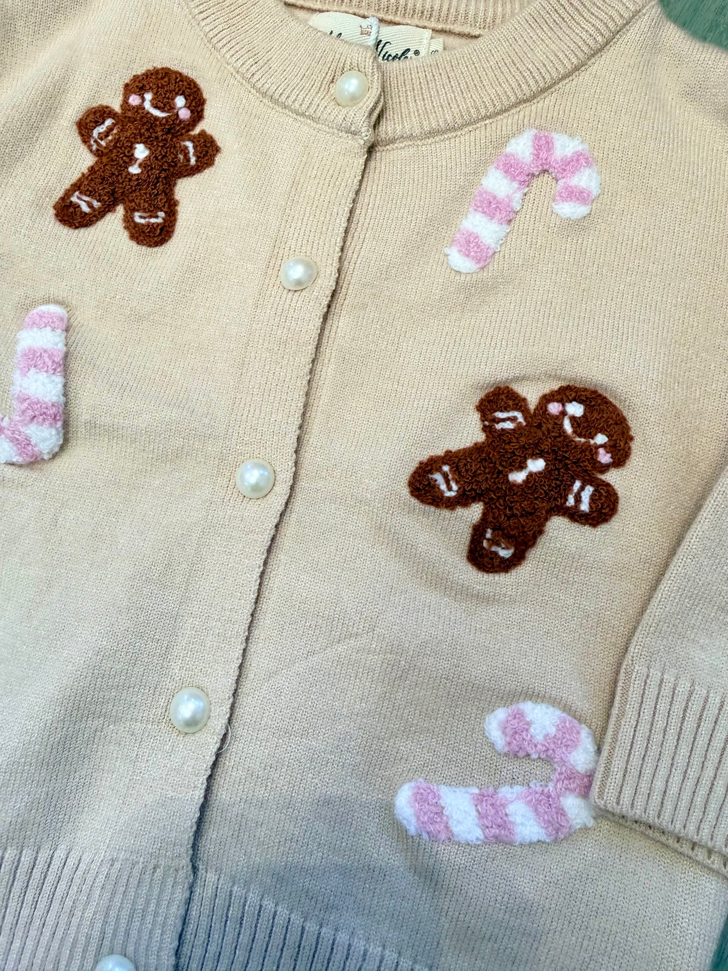 Gingerbread Kisses Cardigan
