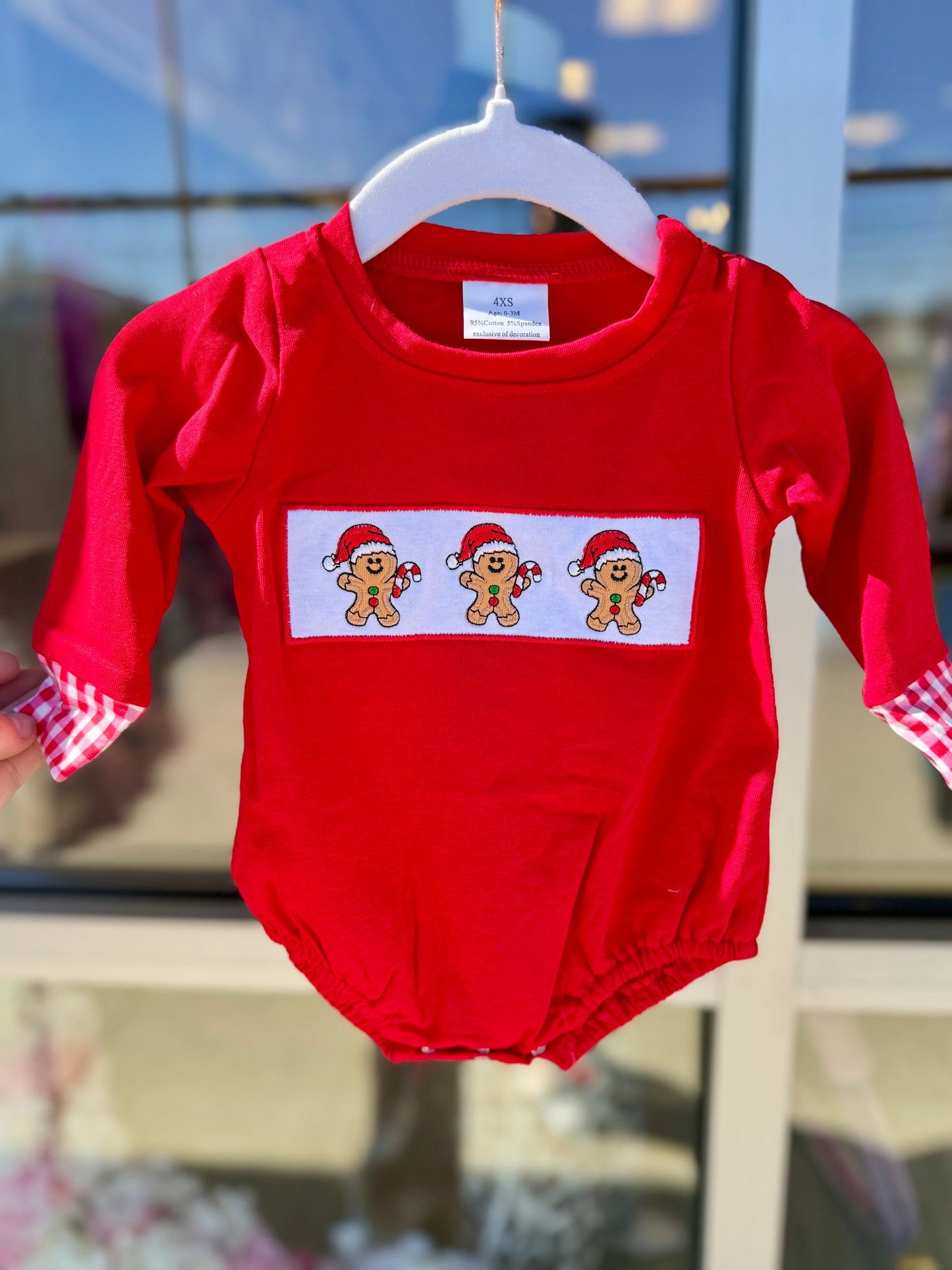 Gingerbread Joy Onesie