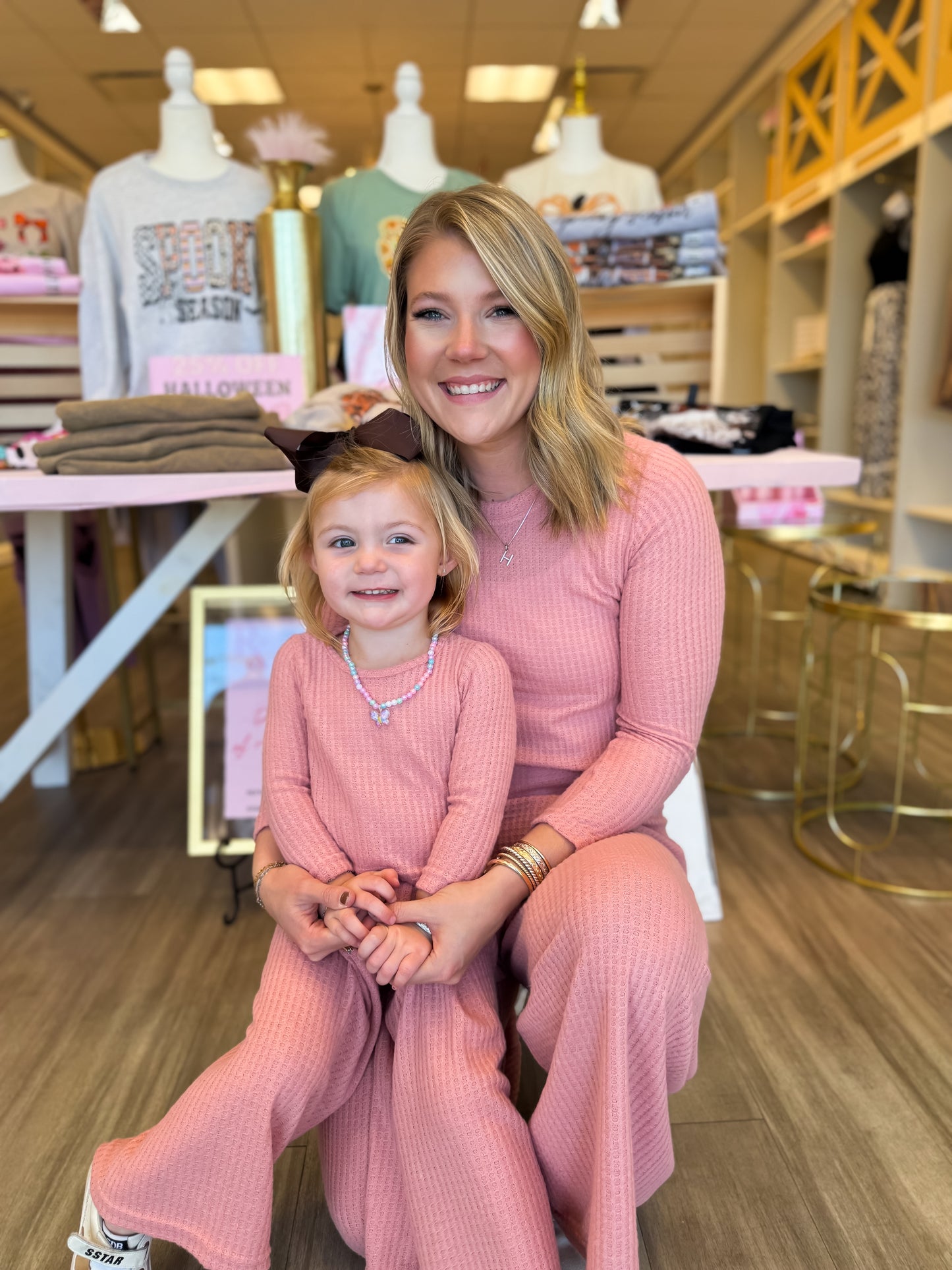 Mommy & Me Blush Morning Lounge Set