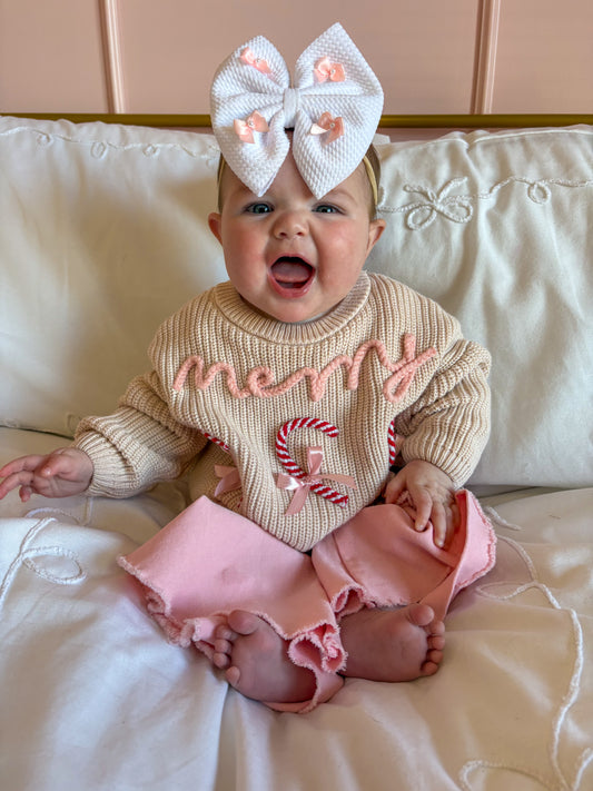 Candy Cane Cuddles Sweater