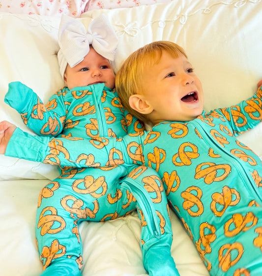 Pretzel Party Bamboo Sleeper