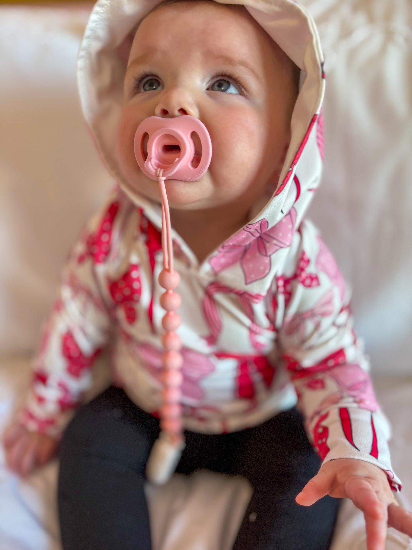 Sweetheart Bows Bamboo Hoodie