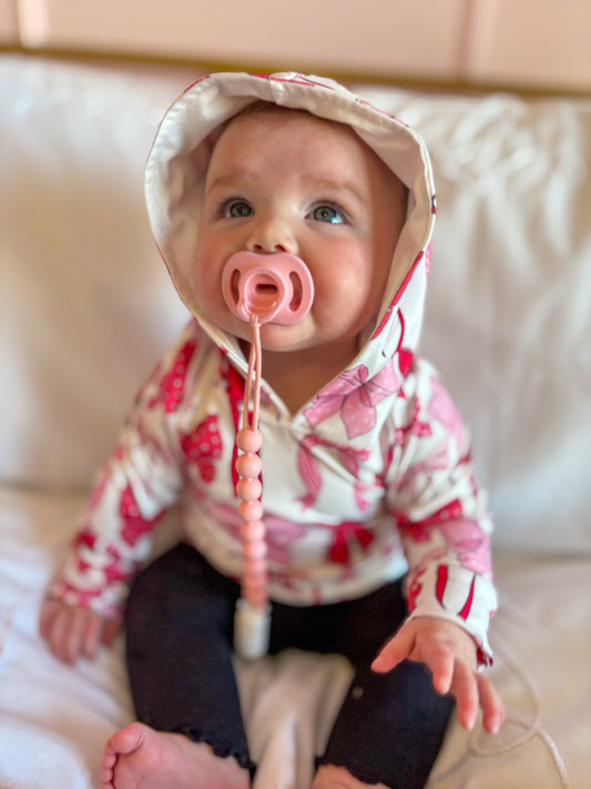 Sweetheart Bows Bamboo Hoodie