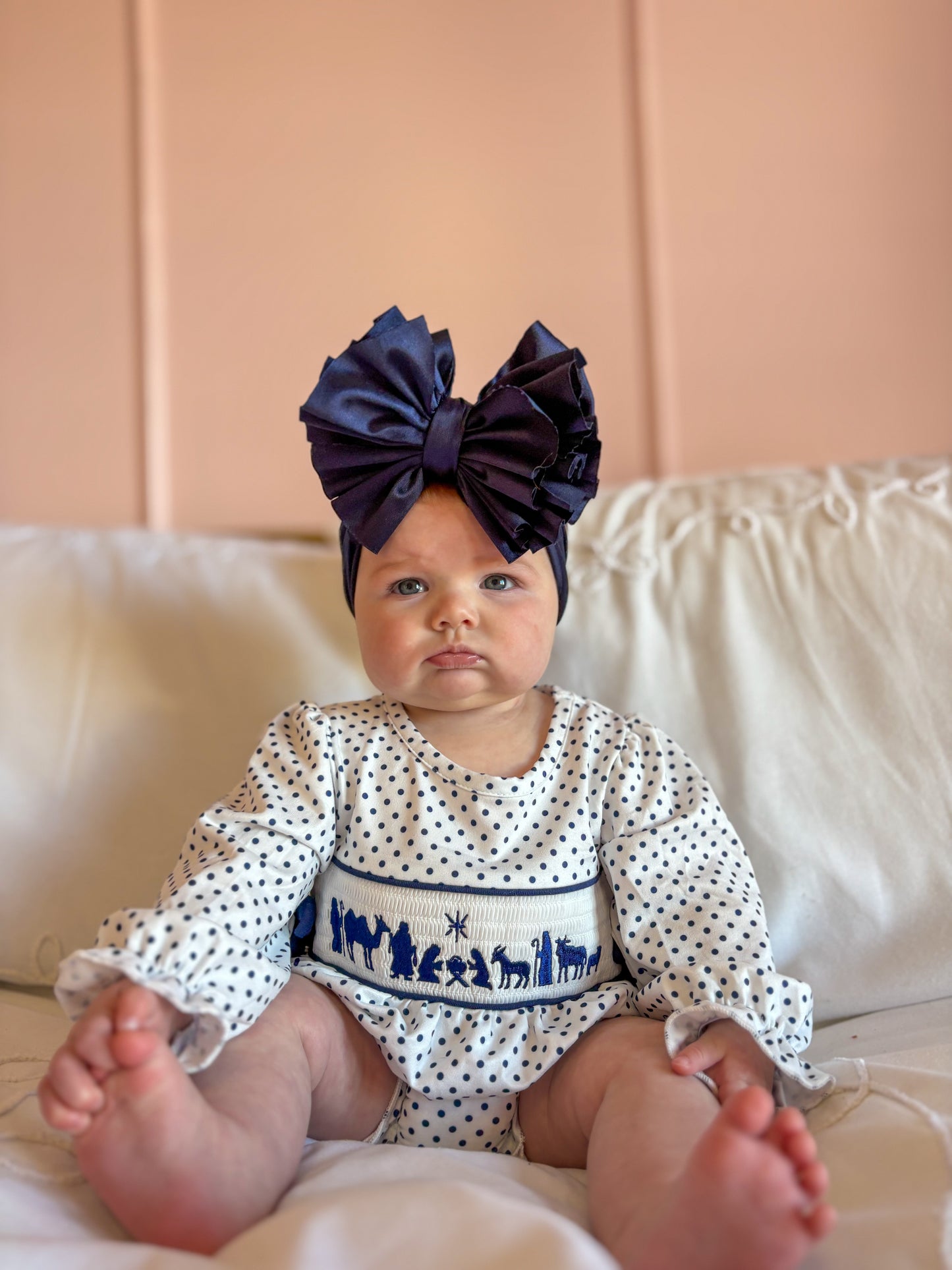 O Holy Night Smocked Bubble