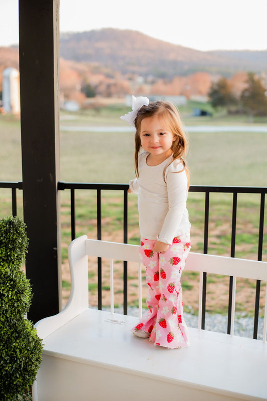 Strawberry Flare Jeans
