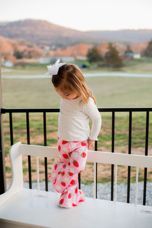 Strawberry Flare Jeans